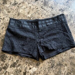 Wet Seal Charcoal Lace Shorts